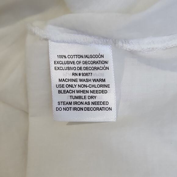 a.n.a Cotton Peasant Top Size Small - Picture 10 of 11